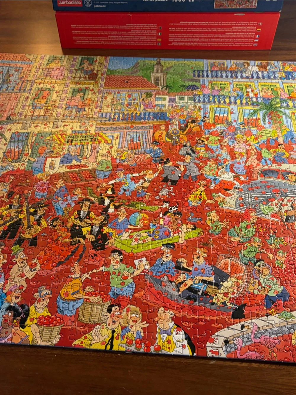 Jan Van Haasteren la tomatina puzzle 1000 pieces